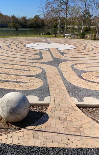 Click to see the Labyrinth at Unity Church in League City, Texas.