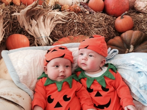 The Twins are ready for Halloween. Click to enlarge.